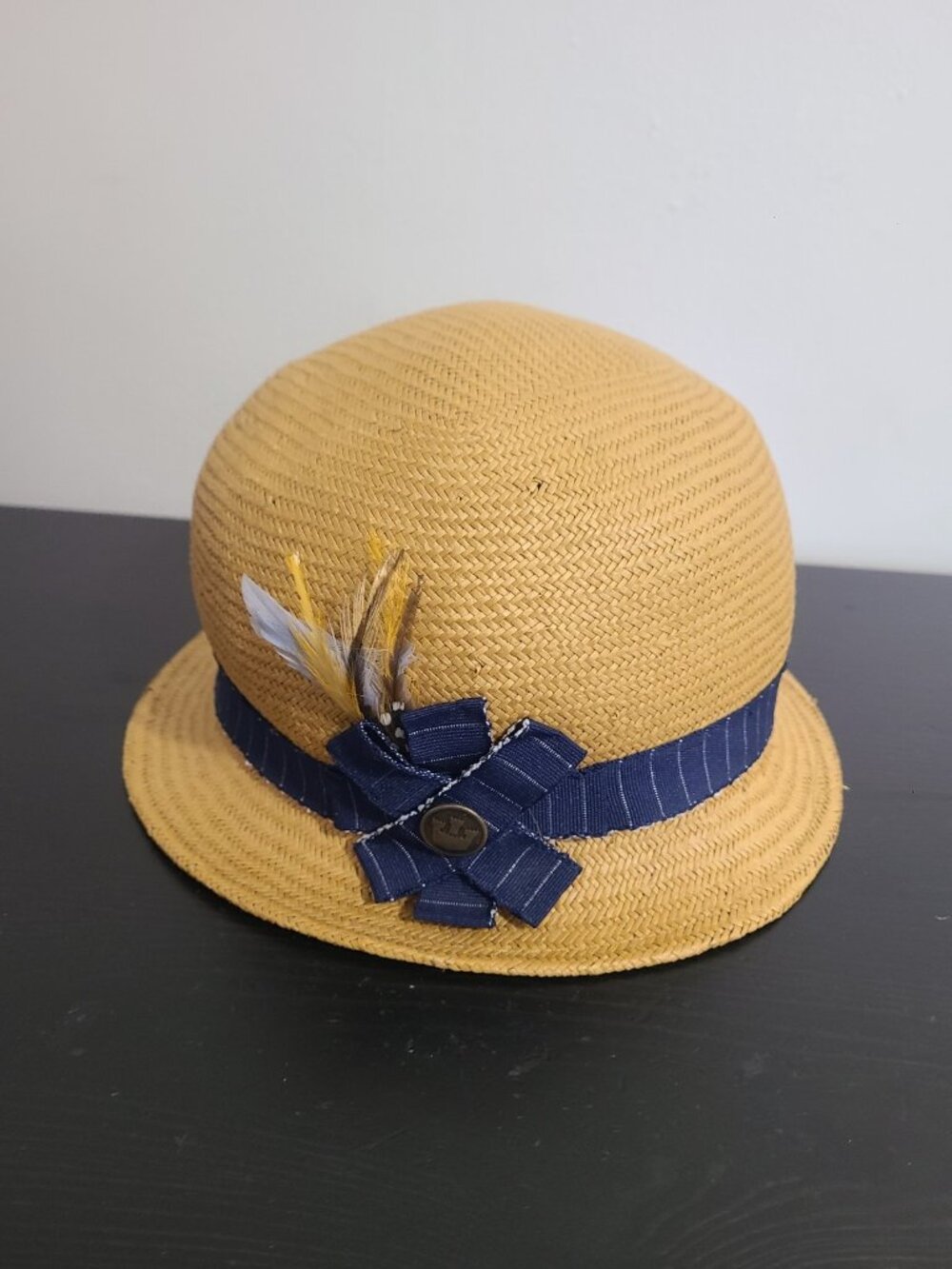 Goorin Bros 100% Straw Cloche Hat Natural Women’s Summer Sun Hat Size M